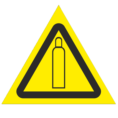 Знак - Газовый баллон W19